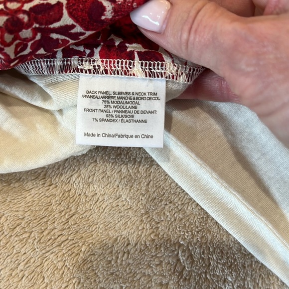 Tory Burch Mixed Media Top - Picture 6 of 7